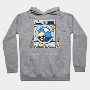 Skull Inside Washing Machine Hoodie